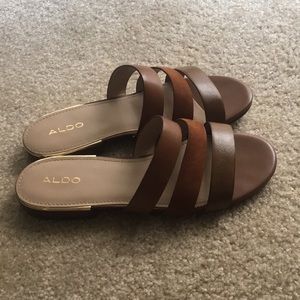 Brown Aldo sandals
